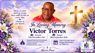 Victor Torres Funeral Service Livestream