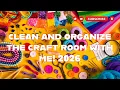 ORGANIZE THE CRAFT ROOM WITH ME PART 2 HOBBY LOBBY STORAGE DOLLAR TREE STORAGE CLEAR BINS
