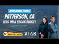 Affordable Homes in Patterson CA Under 500K