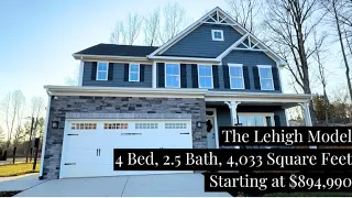 Lehigh Model by Ryan Homes at Independent Hill Manassas Virginia