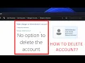 How to delete administrator account in Windows 11/10 when there is no option to delete?