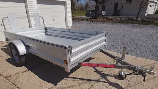 Stirling 5x10 Utility Trailer with Ramp Gate Review