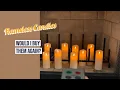 Flameless Candles from Amazon Review great for Fireplace Decorations