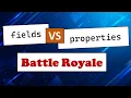 Differences between a field and a property in C