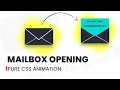Pure CSS Mailbox Animation Html CSS Animations