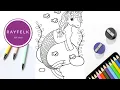 Unicorn Mermaid Coloring Page Free Unicorn Coloring Sheets Rayfelk Arts and Printables
