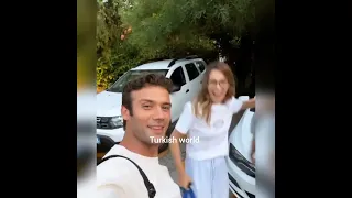 جانير و سميه مبسوطين سوا كواليس مسلسل المدار 