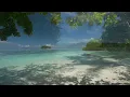 4K HDR Tropical Beach - Gentle Ocean Wave Sounds - Peaceful Wild Island - Relaxing Nature Video