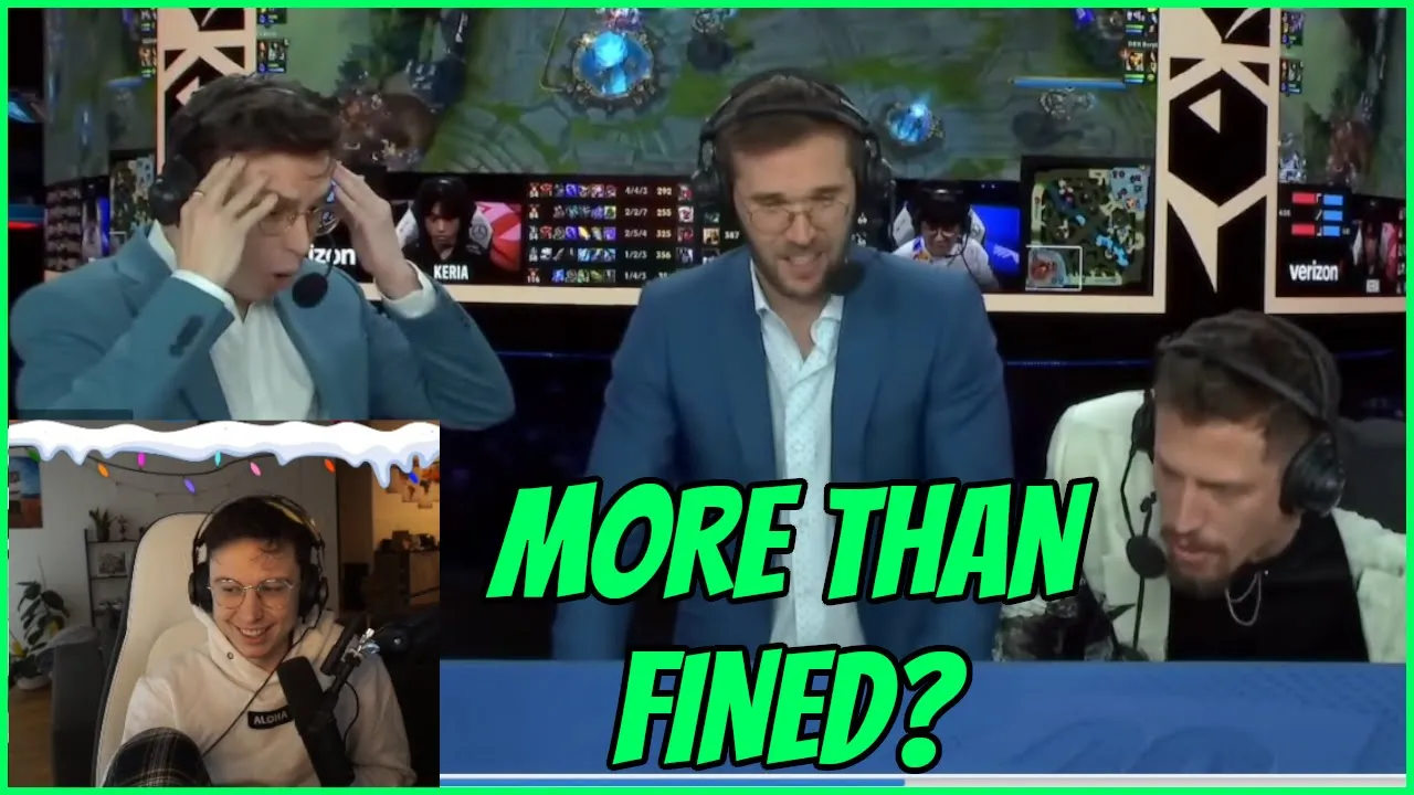 Caedrel Reveals If He Got In Trouble For Swearing During Worlds Finals Cast..