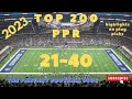 2023 Top 200 PPR The Fantasy Football Plug 21-40