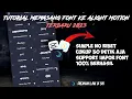 TUTORIAL MEMASANG FONT KE ALIGHT MOTION SIMPEL NO RIBET