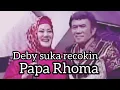 Debby Rhoma suka recokin papa  sedang konsen bikin lagu baru?#rhomairama#forsa 