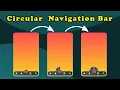 ASMR Programming - Bottom Circular Navigation Menu with a Cute Animation Character