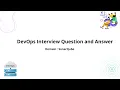 DevOps Interview Question SonarQube