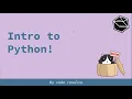 Intro to Python Workshop