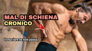 MAL di SCHIENA: perché te la porti avanti TUTTA LA VITA