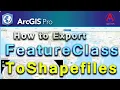 ArcGIS Pro How to Export Feature Class to Shapefile