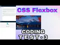 CODING TEST - 3 3 Practices Frontend intermediate Using CSS Flex Box