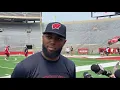Wide receivers coach Mike Brown on Bryson Green rotation of receivers more