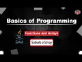 Subsets of Array Functions and Arrays In English Java - 24