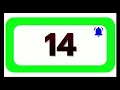 14 Seconds Countdown Timer With Sound Effect COLOR 4K 1080