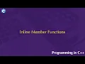 Inline Member Functions