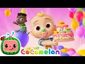 Download Lagu JJ's Happy Birthday Train Song! 🎂 Happy Birthday JJ! | CoComelon Nursery Rhymes \u0026 Kids Songs