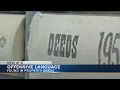 Offensive language found in Franklin County deeds