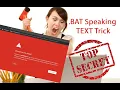 Popup Box Speaking Text 2023 Bat File Virus Trick for any Window Simple Trick for Speaking Text