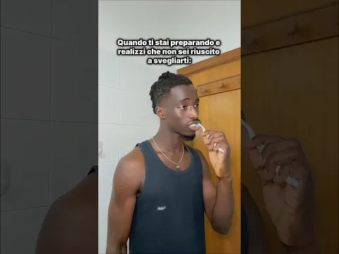 Quando ti stai preparando e realizzi 😩