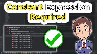 Solved Constant expression required when trying to create a switch case block