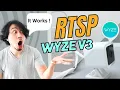 RTSP for Wyze Cam v3 Download and Install Watch Me Doing it