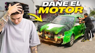 TRONAMOS EL MOTOR DEL CHEVY POP PATINANDO LLANTA | ManuelRivera11