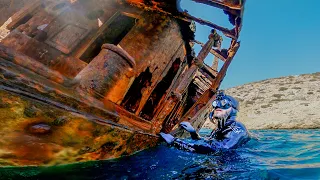 The Amorgos Shipwreck Explore | They Were Smugglers?