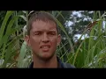 Anacondas 2004 Scene of Eugene Byrd being bitten by a leech caterpillar