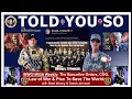 PRES TRUMP TOLD YOU SO DEREK JOHNSON BRAD WOZNY ON NCSWIC MILITARY TRIBUNALS MORE