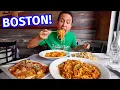 Boston Food Tour - HUGE ITALIAN FOOD 16 Chicken Parmesan Sub Boston Massachusetts