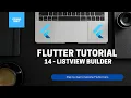 Flutter Tutorial for Beginners ListView Builder