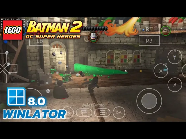 Winlator v8 - Gameplay Lego Batman 2 DC Super Heroes (Windows) On Android
