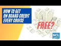 I REGRET not knowing about the NCL shareholder benefit sooner