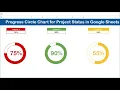 Progress Circle Chart for Project Status in Google Sheets Complete Tutorial