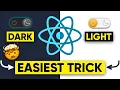 Dark Theme React Application Simplest Way Toggle Theme React Tutorial