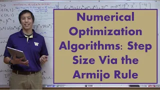Numerical Optimization Algorithms Step Size Via the Armijo Rule