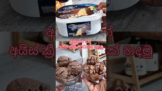 අමුද්‍රව්‍ය 2න් අයිස් ක්‍රීම් ලීටර්යක් හදමු |easy ice cream recipe|