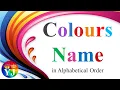 Colours Name in Alphabetical Order Colours Name ABC Order