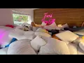 I PUT 1003 PILLOWS IN MY ROOM BTS