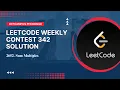 Leetcode 2652 Sum Multiples Weekly Contest 342 Leetcode weekly contest 342 solution