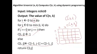 Binomial Coefficient and Knapsack 1 DP
