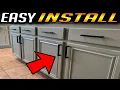 How to Install Kitchen Cabinet Handles EASY DIY