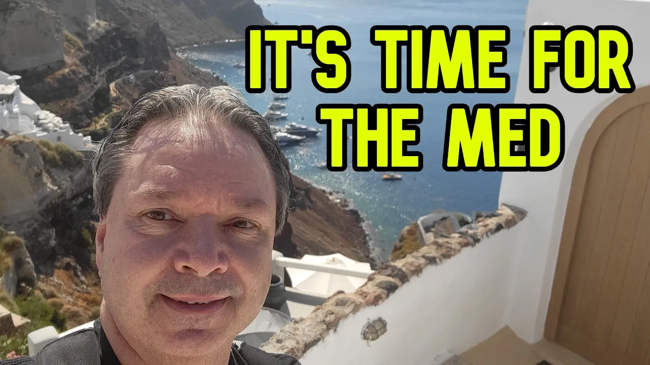 WE'RE CRUISING TO THE MEDITERRANEAN